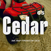 CS Cedar – Inktrap Font