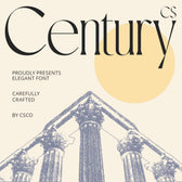 CS Century – Modern Font