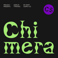 CS Chimera – Psychedelic Font