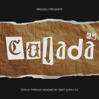 CS Colada – Collage Font