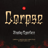 CS Corpse – Chicano Graffiti Font