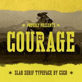 CS Courage – Retro Font