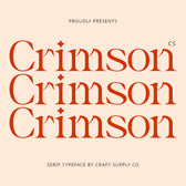 CS Crimson – Classic Font