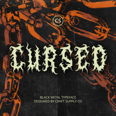 CS Cursed – Black Metal Font