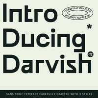 CS Darvish – Sans Serif Typeface