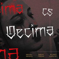 CS Decima – Graffiti Font