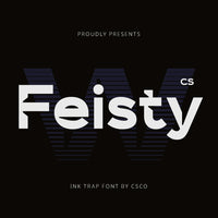 CS Feisty – Inktrap Font