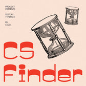 CS Finder – Reverse Contrast Font