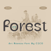 CS Forest – Art Nouveau Font