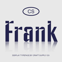 CS Frank – Solid Font