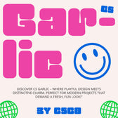 CS Garlic – Bubble Typeface
