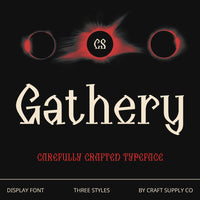 CS Gathery – Display Serif Font