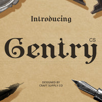 CS Gentry – Gothic Uncial Font