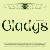 CS Gladys – Reverse Contrast Font