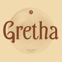 CS Gretha – Elegant Font