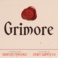 CS Grimore – Gothic Font