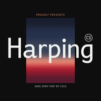 CS Harping – Contemporary Font