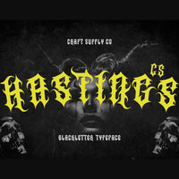 CS Hastings – Blackletter Font