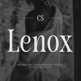 CS Lenox – Condensed Font