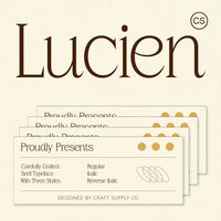 CS Lucien – Elegant Font