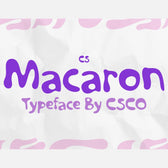 CS Macaron – Bubble Font