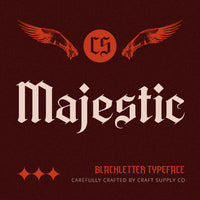 CS Majestic – Blackletter Font