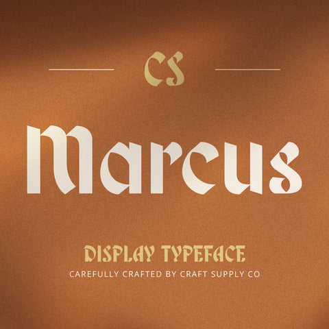 CS Marcus – Blackletter Font