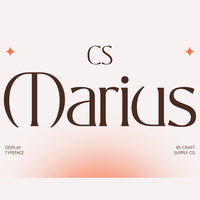 CS Marius – Classic Font