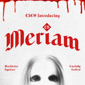 CS Meriam – Blackletter Font