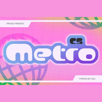CS Metro – Y2K Font