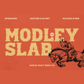 CS Modley – Western Font