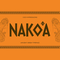 CS Nakoa – Ancient Greek Font