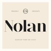 CS Nolan – Classic Font
