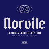 CS Norvile – Gothic Font