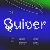 CS Quiver – Trippy Font