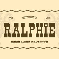 CS Ralphie – Western Display Font
