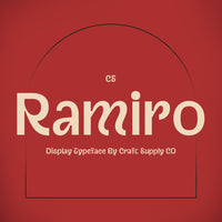 CS Ramiro – Renaissance Font