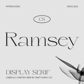 CS Ramsey – Elegant Font