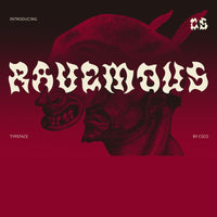 CS Ravemous – Black Metal Font