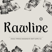 CS Rawline – Uncial Font