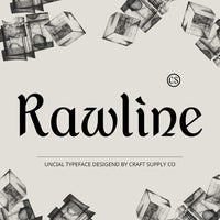 CS Rawline – Uncial Font