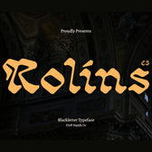 CS Rolins – Blackletter Font