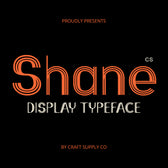 CS Shane – Stripe Font