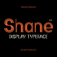CS Shane – Stripe Font