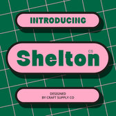 CS Shelton – Bold Font