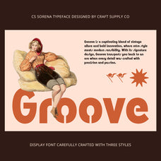 CS Sorena – Retro Font by Craft Supply Co, preview 2