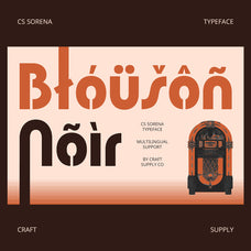 CS Sorena – Retro Font by Craft Supply Co, preview 7