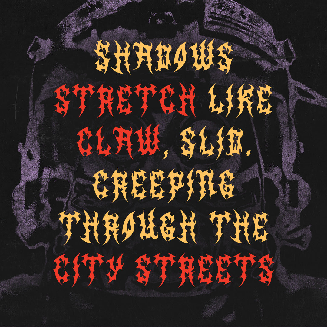 CS Spooky – Black Metal Font by Craft Supply Co, preview 5