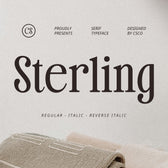 CS Sterling – Classic Font