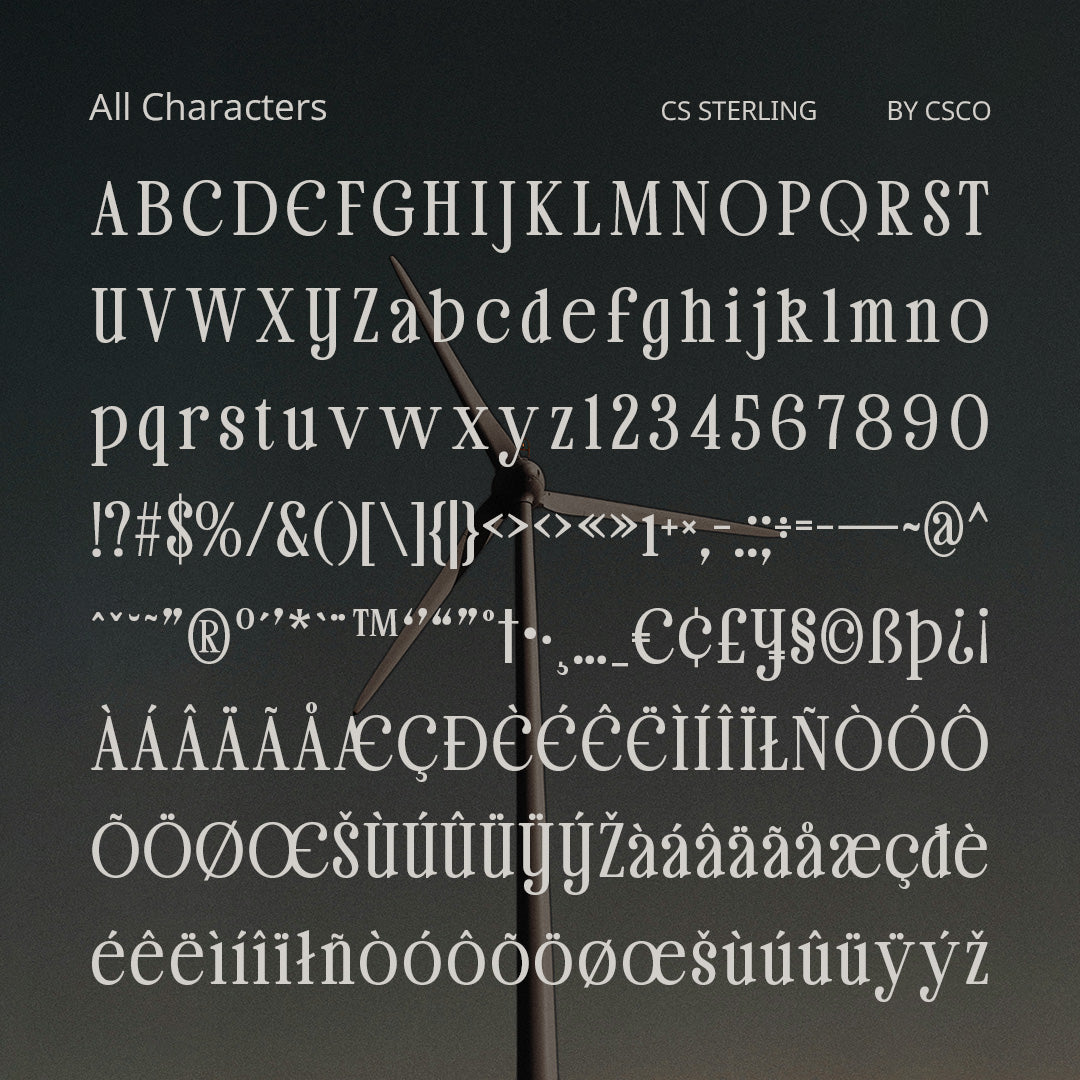 CS Sterling – Classic Font by Craft Supply Co, preview 8